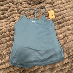Nike women’s blue tank top size S brand new with tags